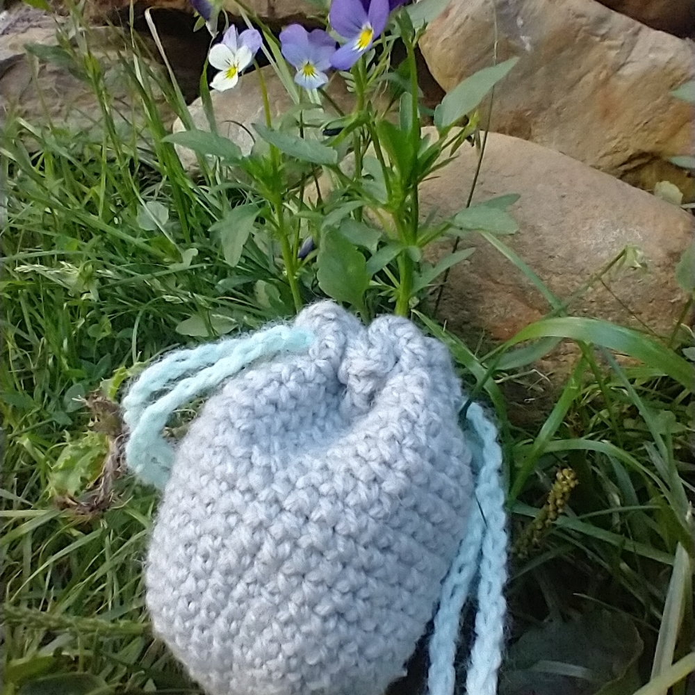 Hand made Crocheted coin purse